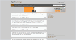 Desktop Screenshot of mylifeisaverage.com